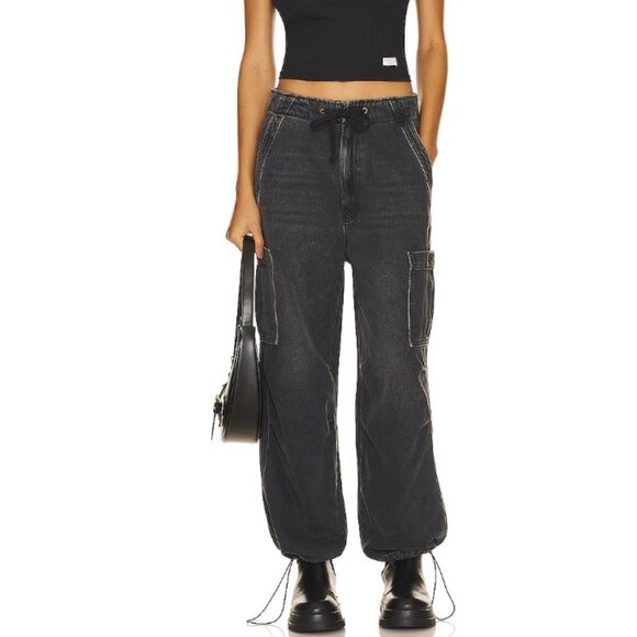 Mother Snacks The Munchie Ankle Cargo Jeans Sz 25 - Picture 1 of 2
